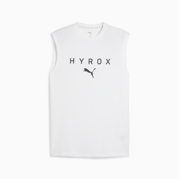 Remera sin mangas PUMA x HYROX para hombre, PUMA White, large-ARG