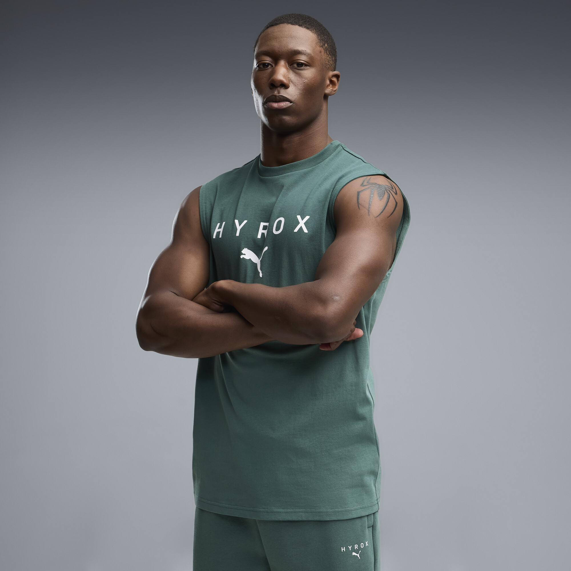 Polera sin mangas PUMA x HYROX para hombre