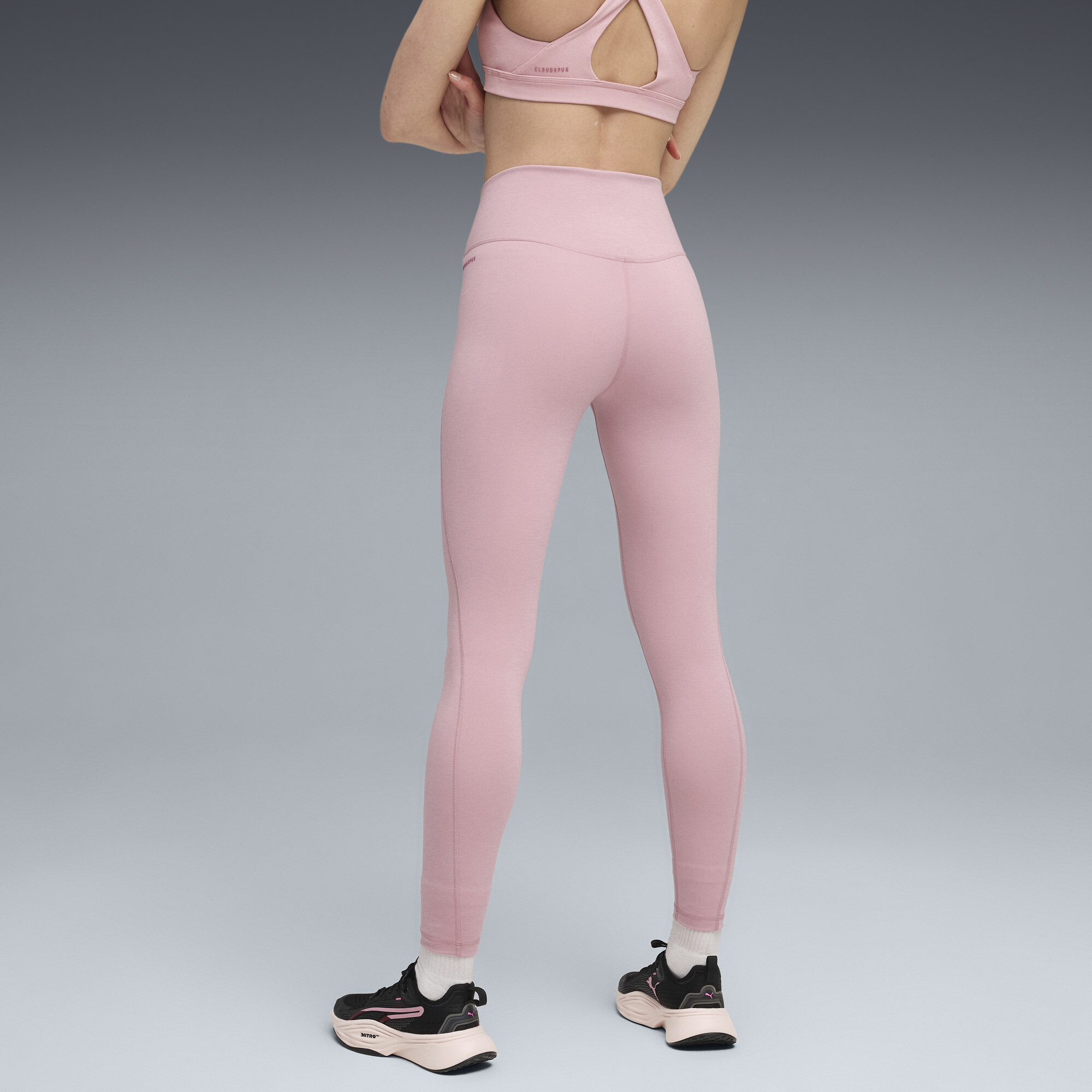 PUMA CLOUDSPUN legging met hoge taille voor Dames, Roze, Maat XXL thumbnail 3