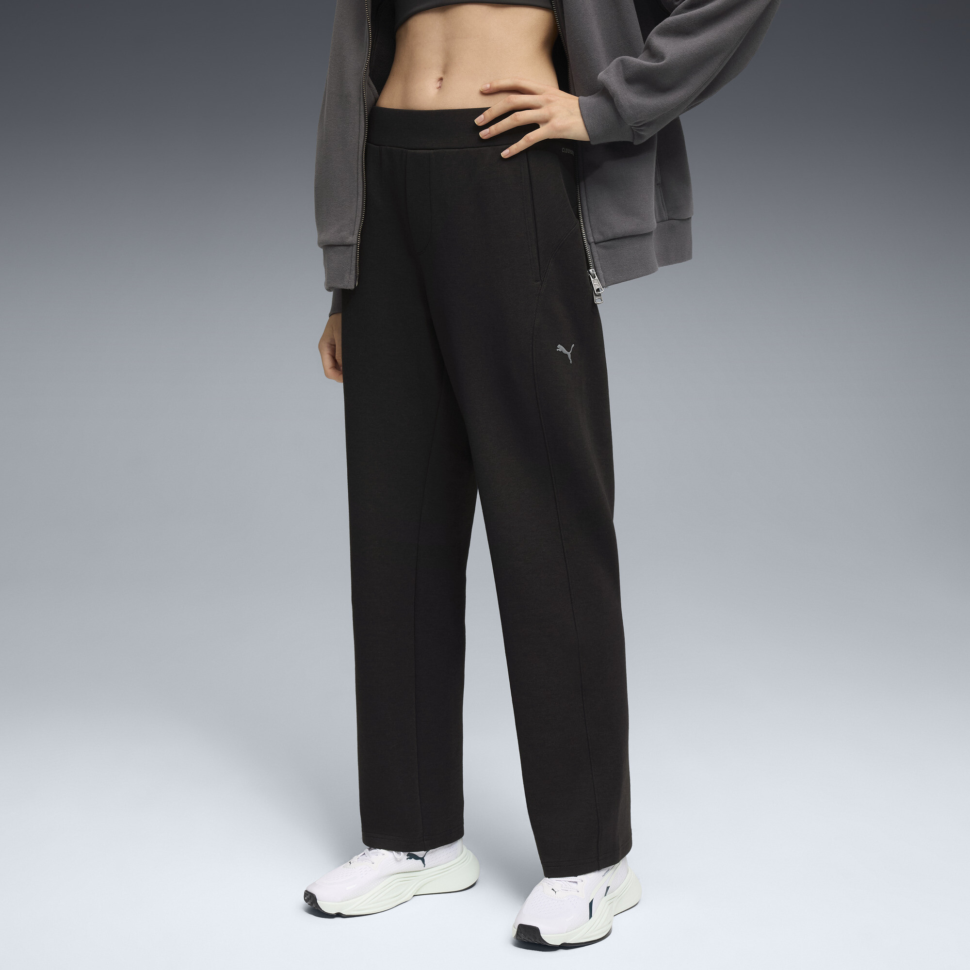 PUMA CLOUDSPUN trainingsbroek voor Dames, Zwart, Maat XL thumbnail 4