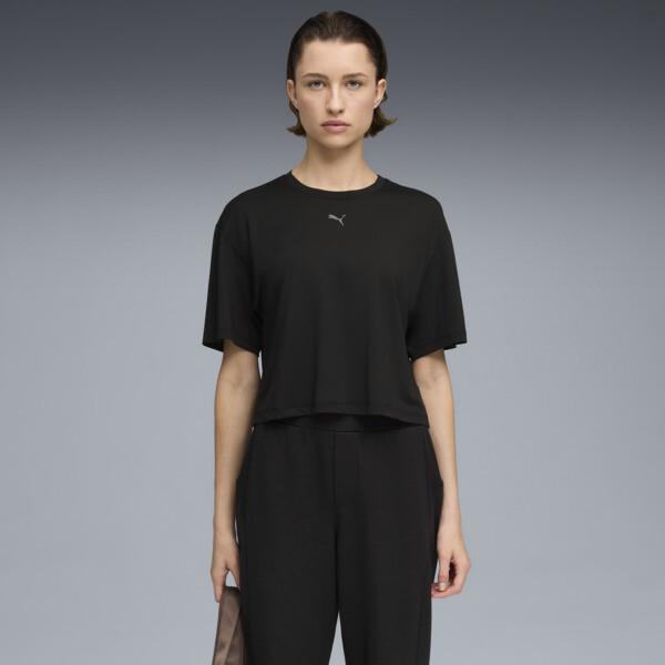 Remera PUMA holgada CLOUDSPUN para Mujer En Negro