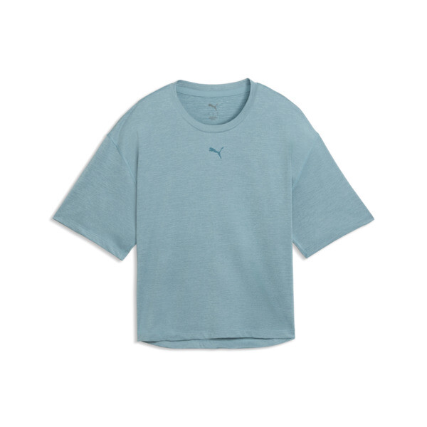Remera PUMA holgada CLOUDSPUN para Mujer En Baltic Sea Azul Heather