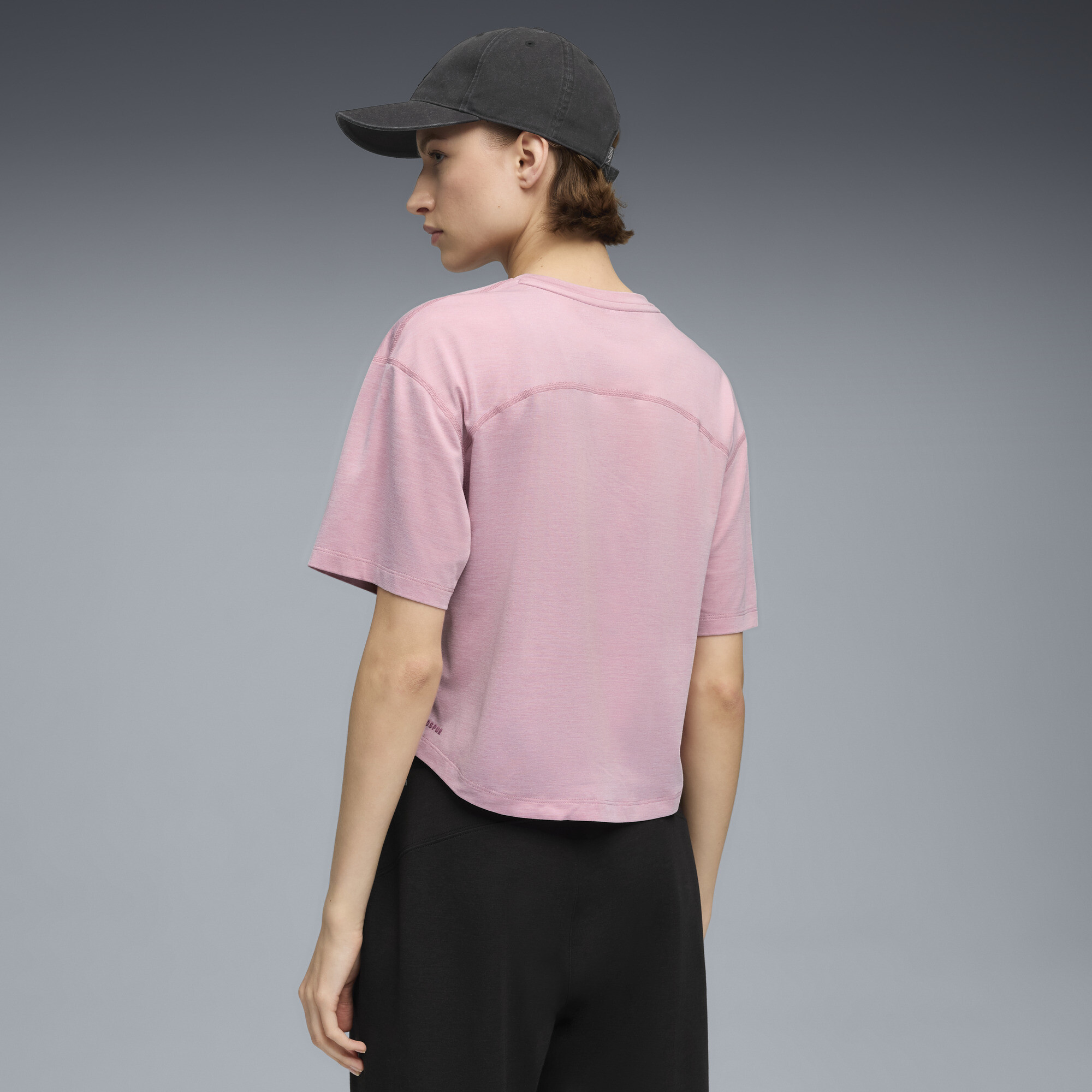 PUMA CLOUDSPUN relaxed T-shirt voor Dames, Roze, Maat XXS thumbnail 5