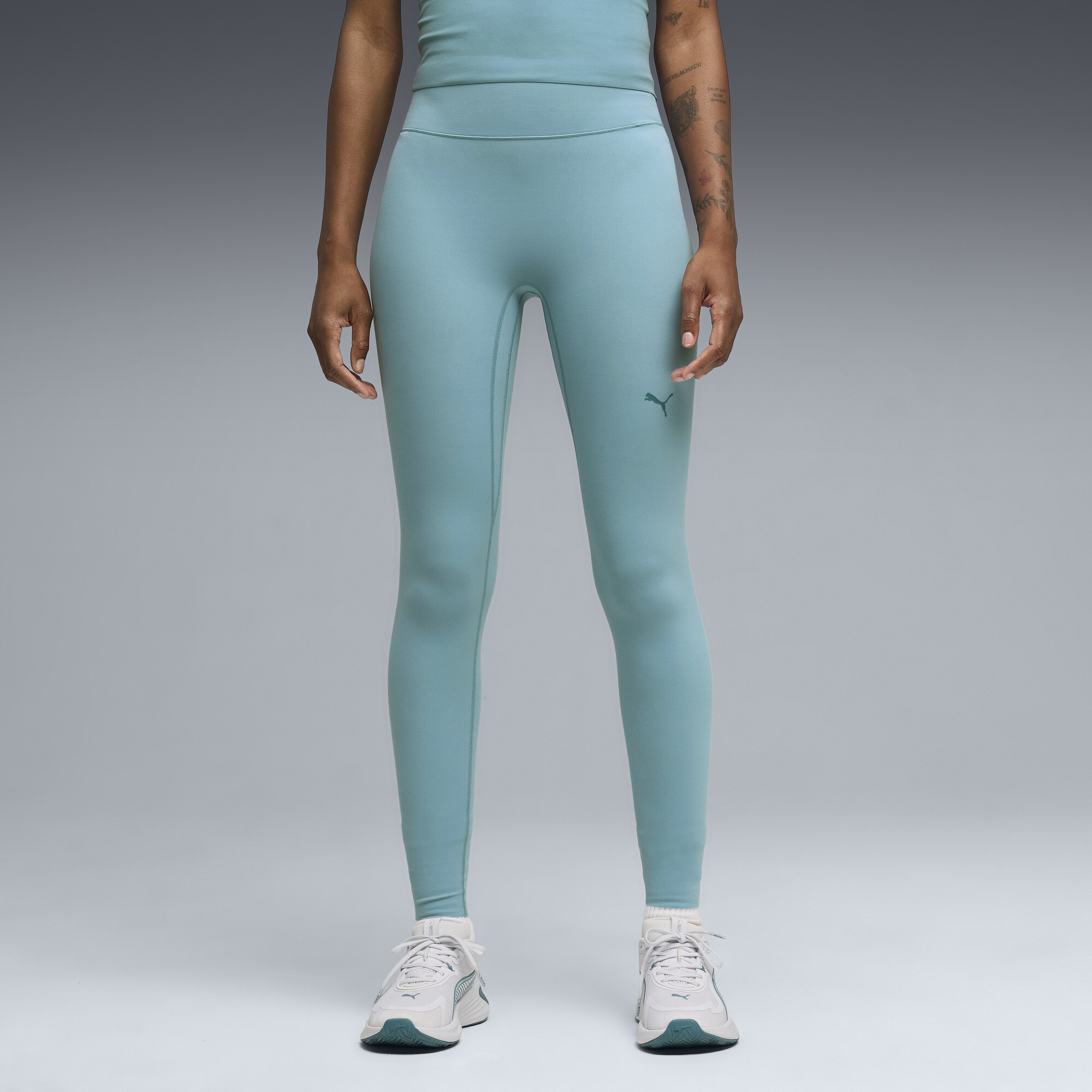 PUMA SHAPELUXE tight met hoge taille voor Dames, Blauw, Maat M thumbnail 4