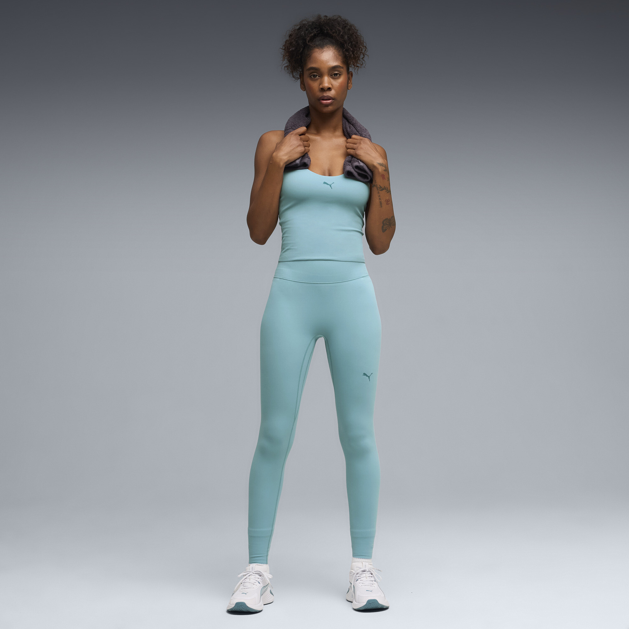 PUMA SHAPELUXE tight met hoge taille voor Dames, Blauw, Maat M thumbnail 2