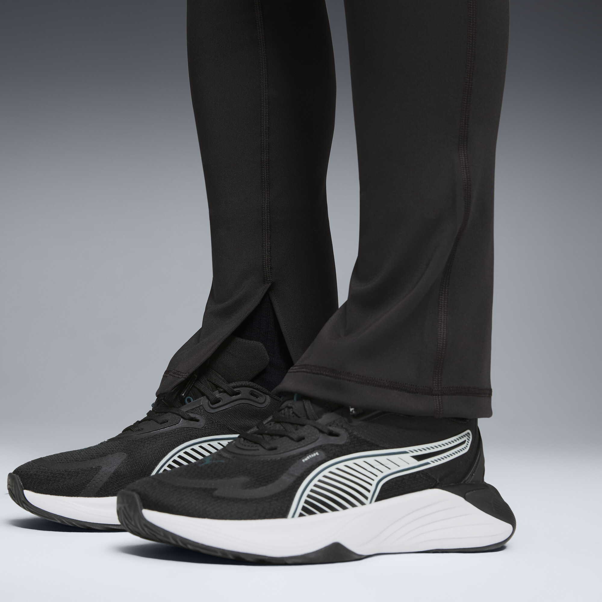 PUMA SHAPE tight met splitjes voor Dames, Zwart, Maat L thumbnail 5