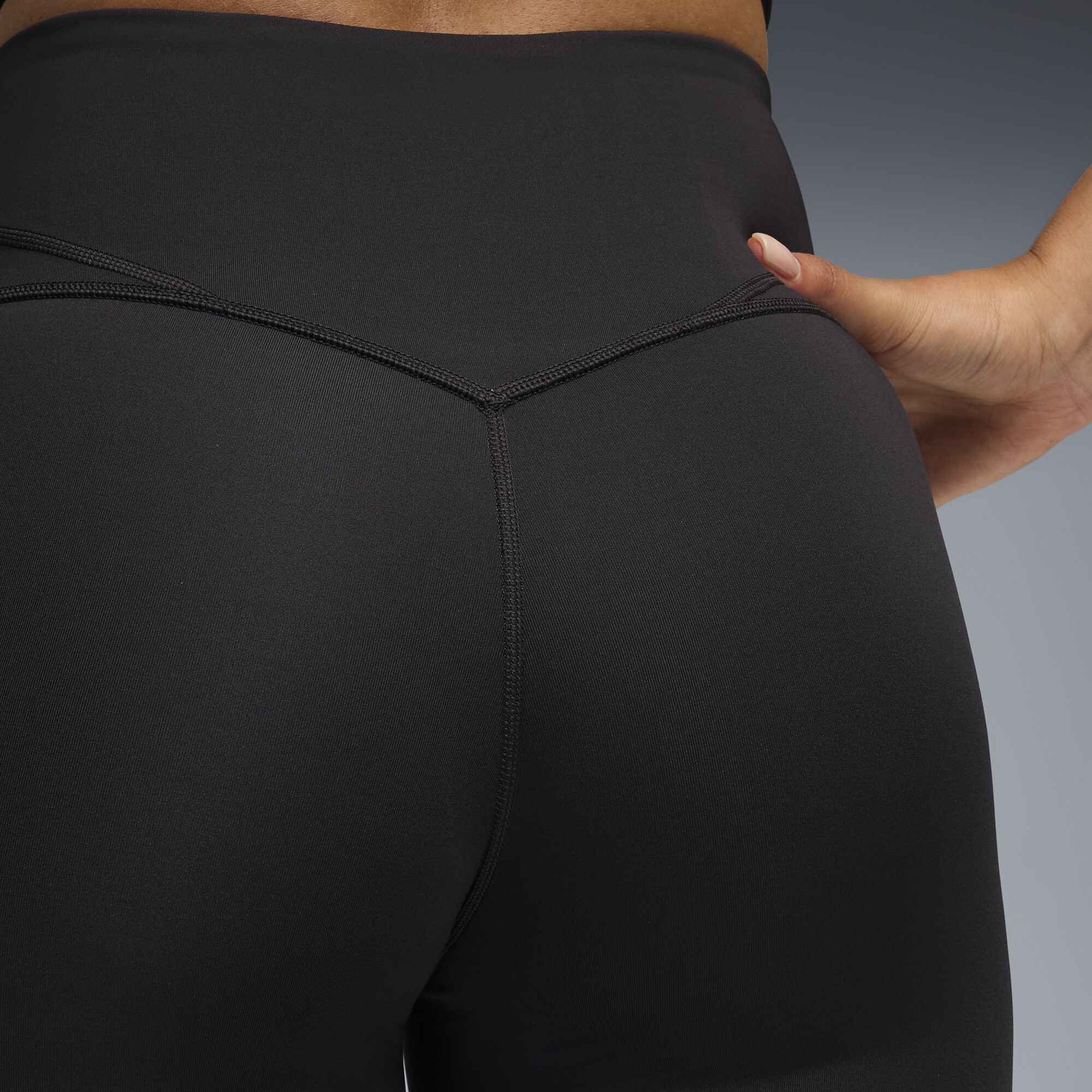 PUMA SHAPE tight met splitjes voor Dames, Zwart, Maat L thumbnail 2