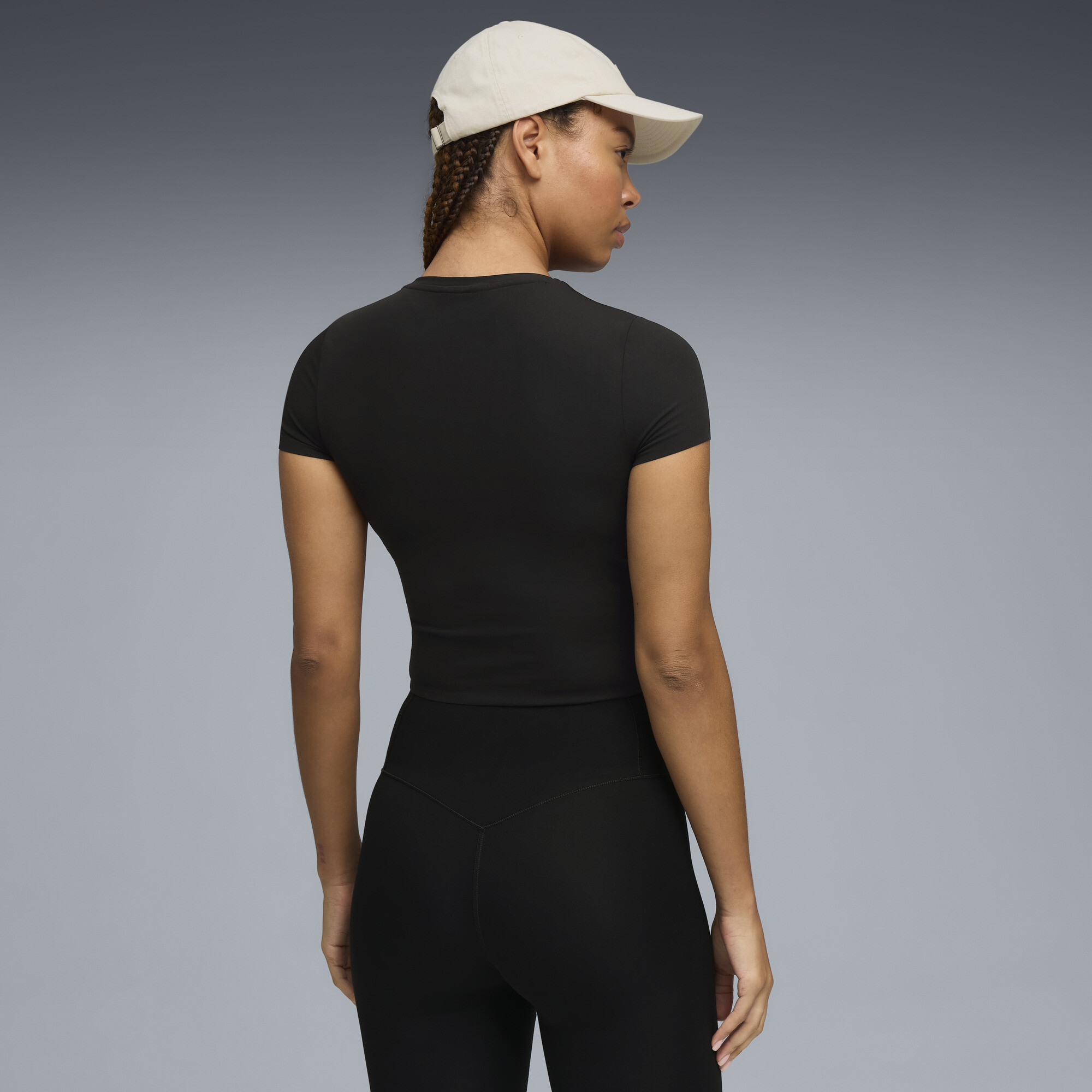 PUMA SHAPELUXE Baby Training T-shirt voor Dames, Zwart, Maat M thumbnail 5