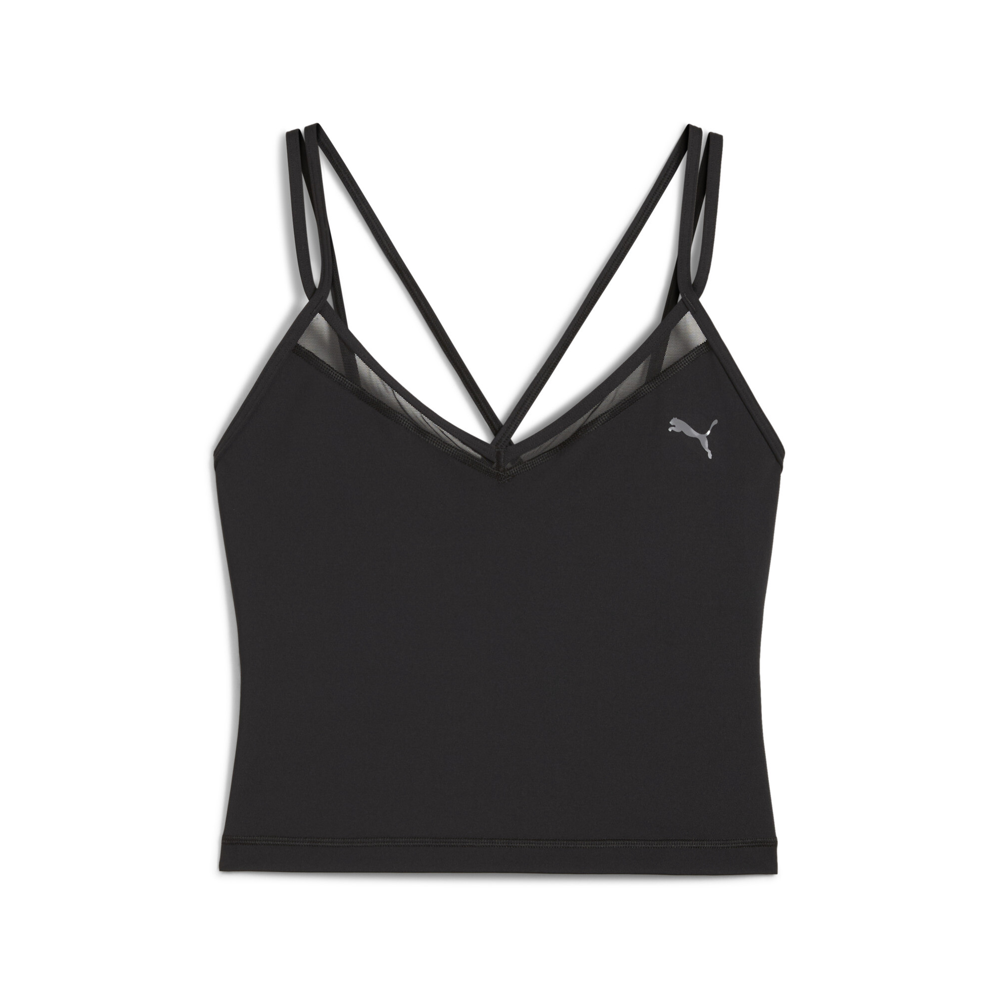 PUMA SHAPE trainingstanktop met bandjes voor Dames, Zwart, Maat M thumbnail 3