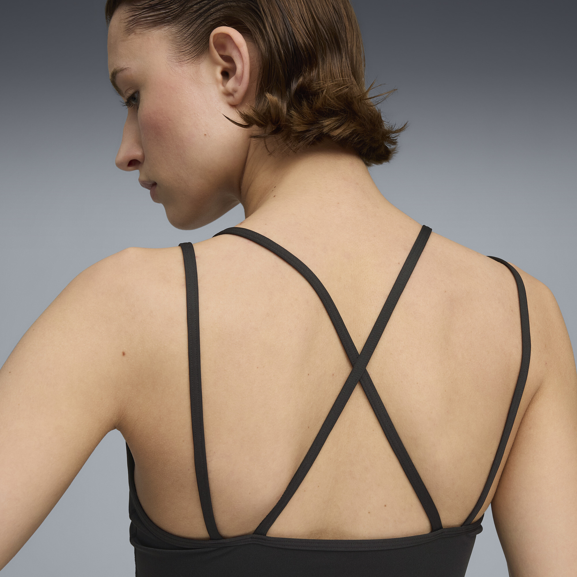 PUMA SHAPE trainingstanktop met bandjes voor Dames, Zwart, Maat M thumbnail 7