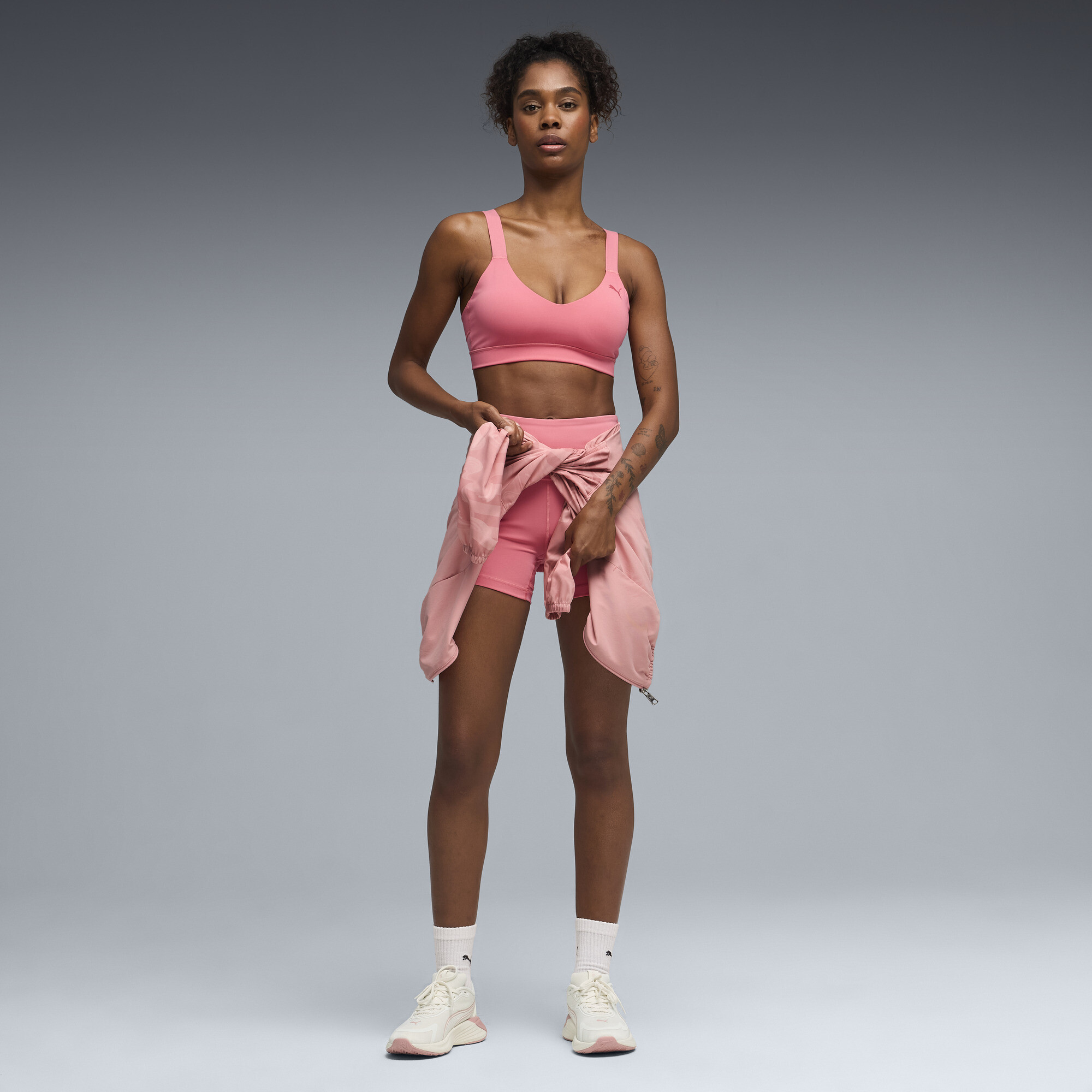 PUMA SHAPE trainingsbeha voor Dames, Roze, Maat XXL thumbnail 4