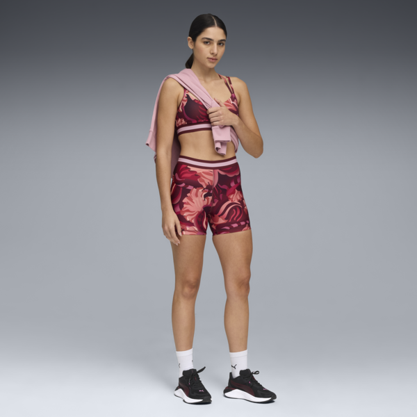 Calzas cortas PUMA STRONG 10cm para mujer, Ruby Shimmer, large-ARG