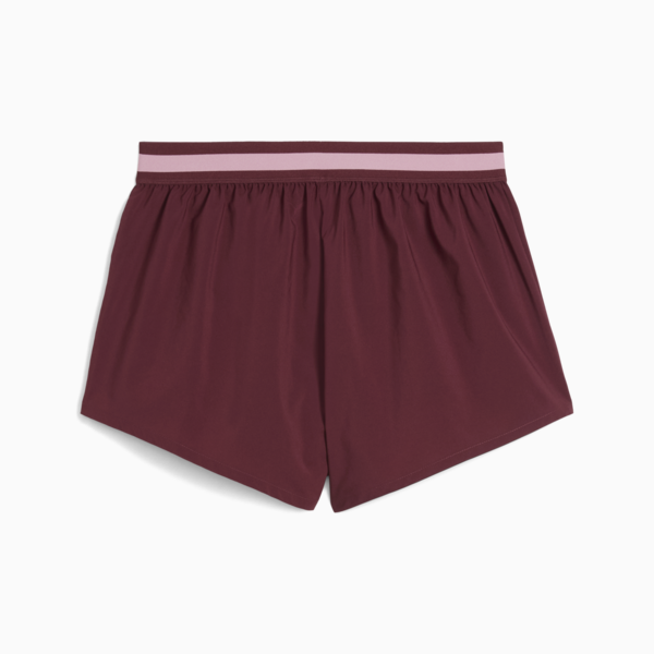 Shorts de entrenamiento PUMA STRONG para mujer, Ruby Shimmer, large-ARG