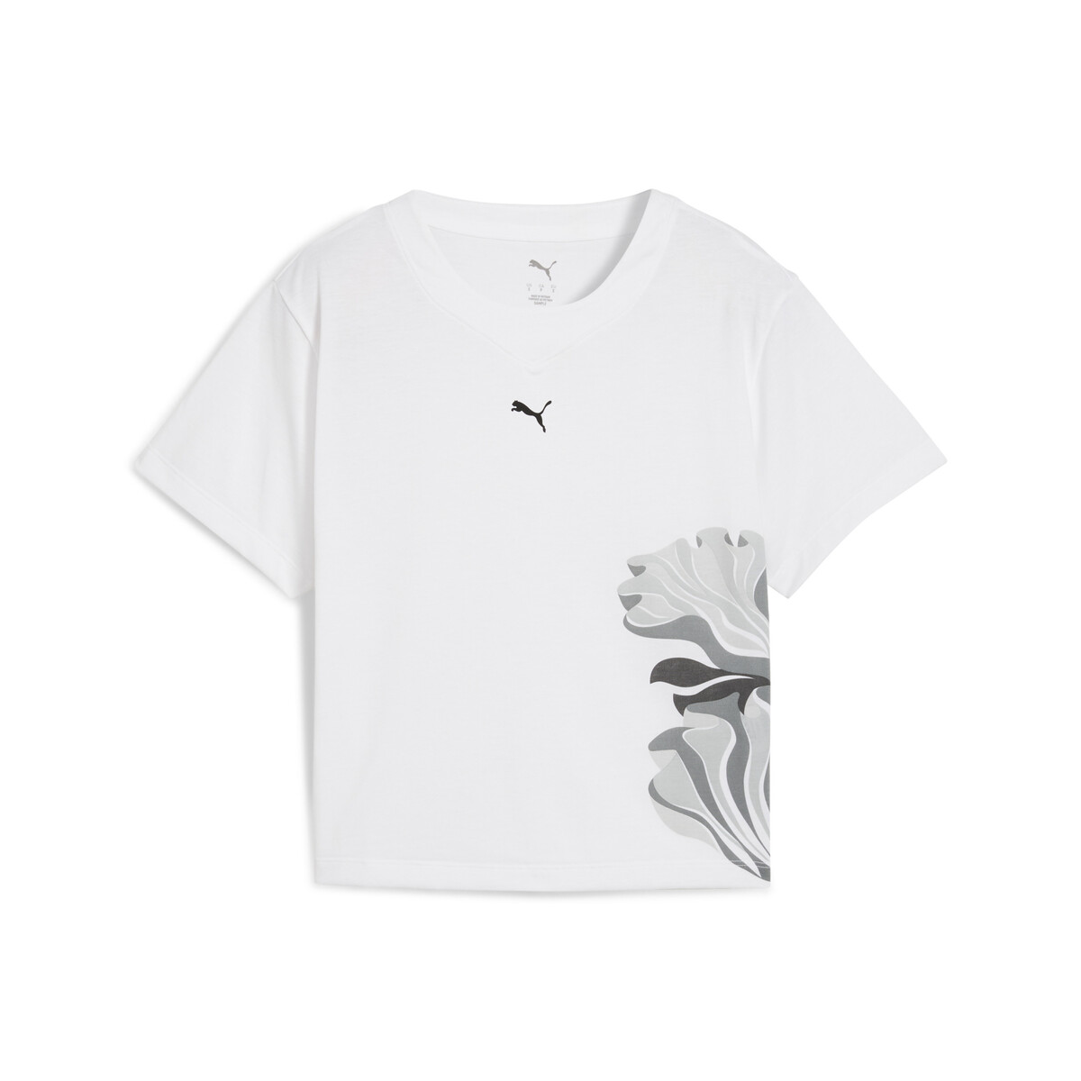 FLORAL RIBBON Graphic T-Shirt Women in White by PUMA, Medium