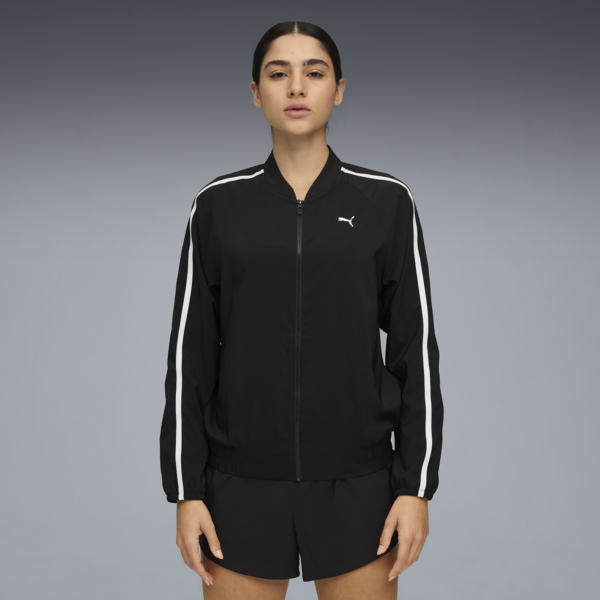 Campera Floral Ribbon para mujer, PUMA Black, large-ARG