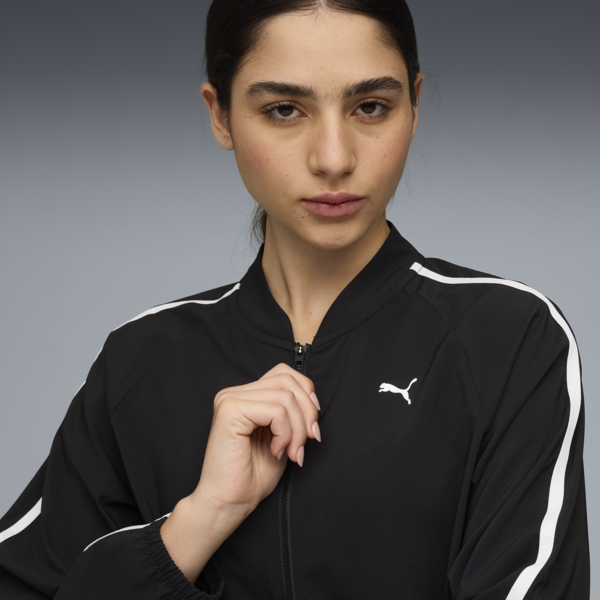 Campera Floral Ribbon para mujer, PUMA Black, large-ARG