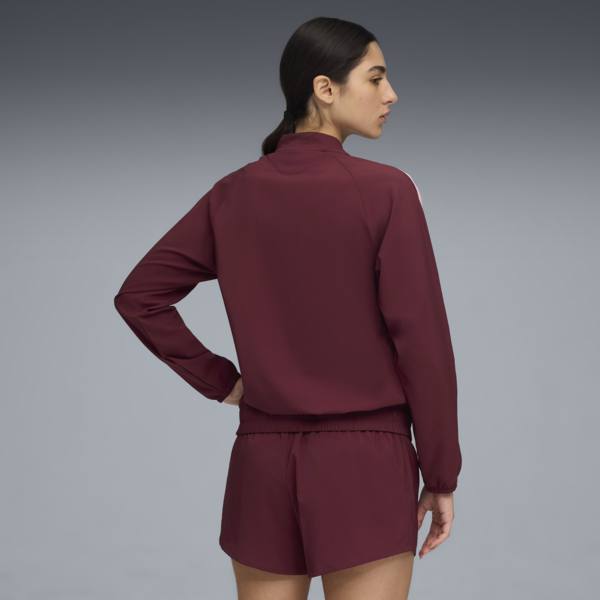 Campera Floral Ribbon para mujer, Ruby Shimmer, large-ARG