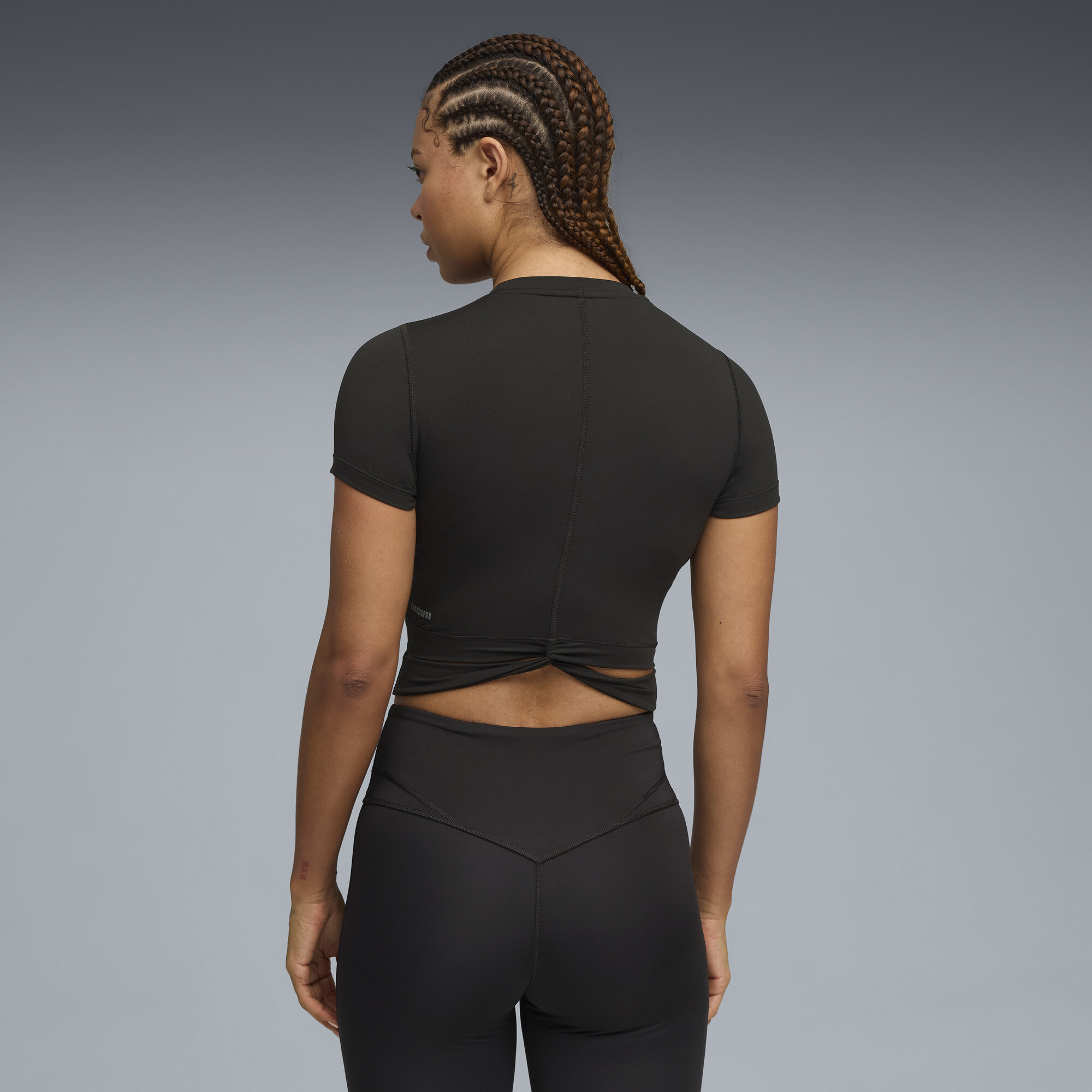 PUMA CLOUDSPUN Twist T-shirt met korte mouwen voor Dames, Zwart, Maat 3XL thumbnail 5