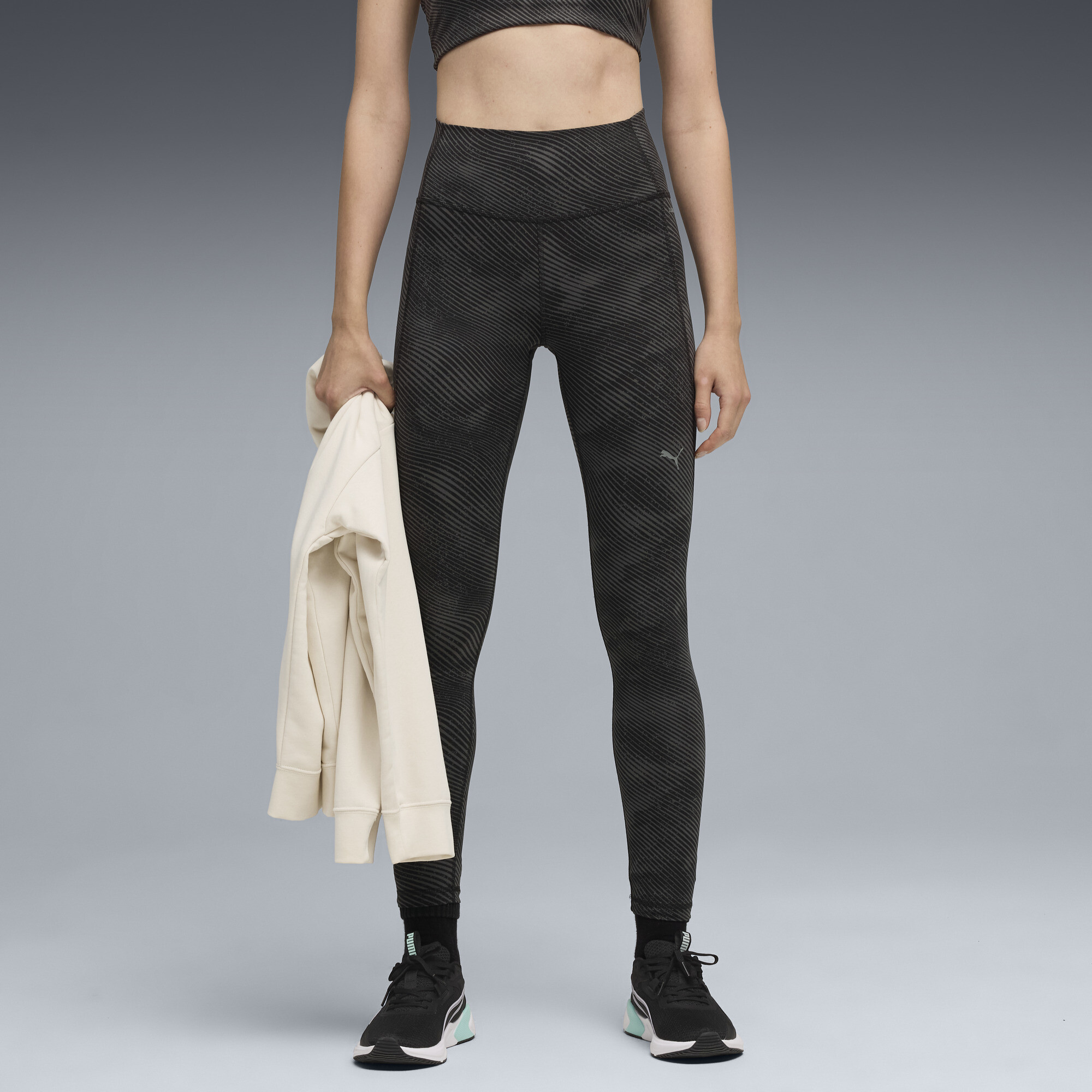 PUMA CLOUDSPUN legging met hoge taille voor Dames, Zwart, Maat L thumbnail 4