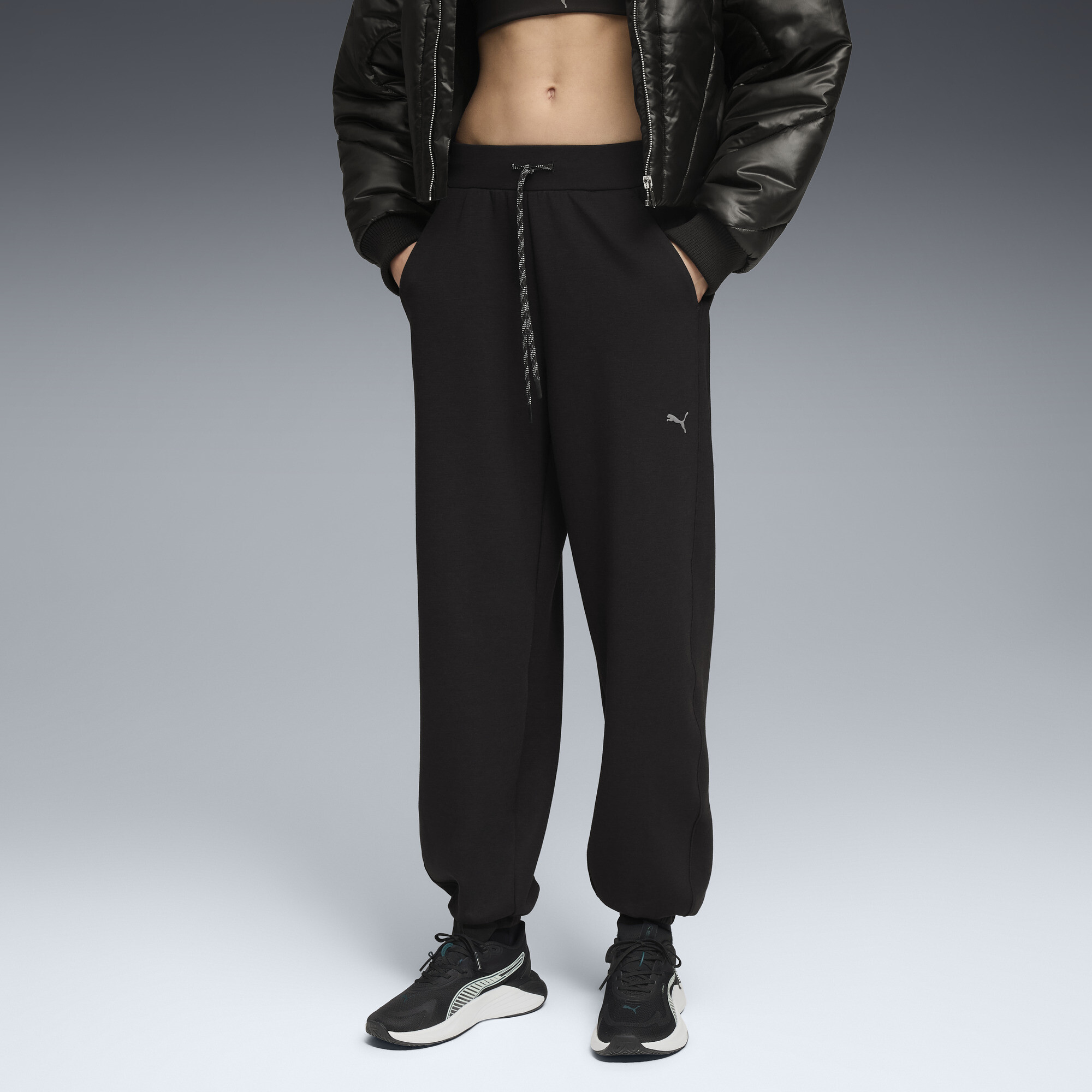 PUMA CLOUDSPUN joggingbroek voor Dames, Zwart, Maat L thumbnail 4
