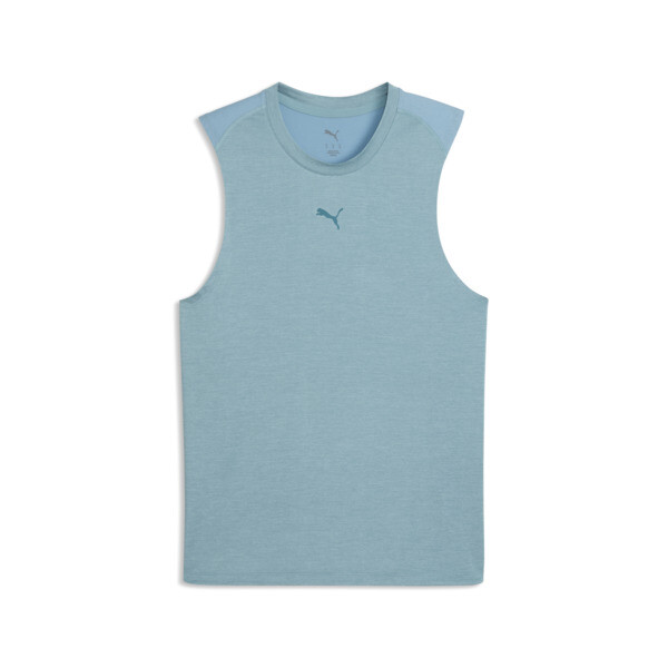Remera PUMA sin mangas CLOUDSPUN para Hombre En Baltic Sea Azul Heather