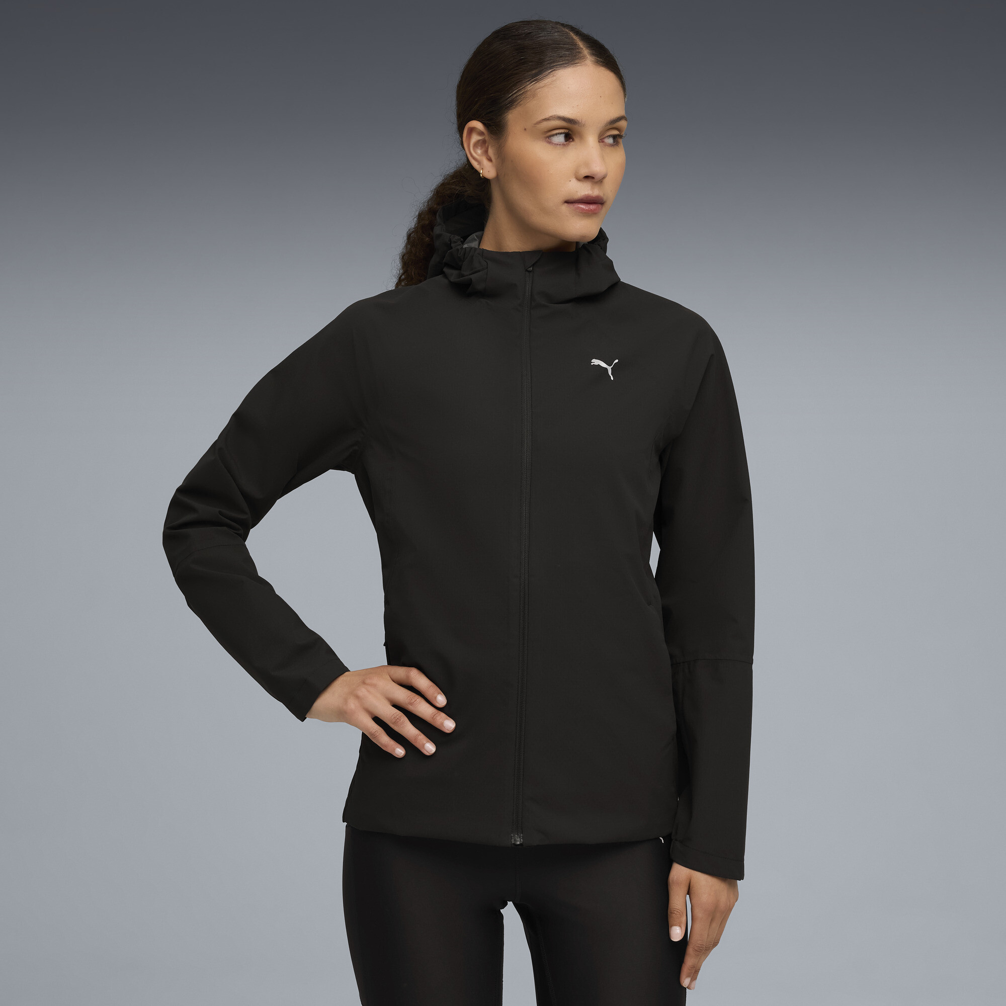 Puma Run Raincell Jacket Women In Black
