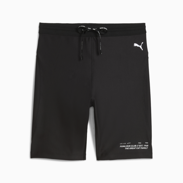 RUN CLUB Graphic 7" Short Tights Women, PUMA Black, large-ZAF