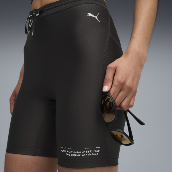 RUN CLUB Graphic 7" Short Tights Women, PUMA Black, large-ZAF