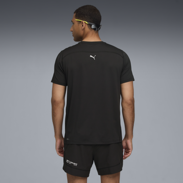 RUN CLUB Graphic Mesh Tee Men, PUMA Black, large-ZAF