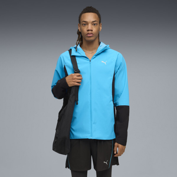 Campera PUMA RUN rainCELL para Hombre En Speed Azul