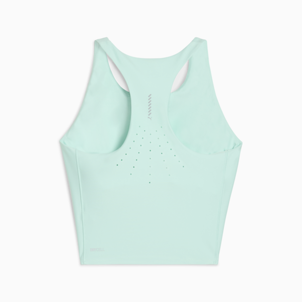 Crop top de running RACEDAY ULTRAFORM para mujer, Mint Melt, large-MEX
