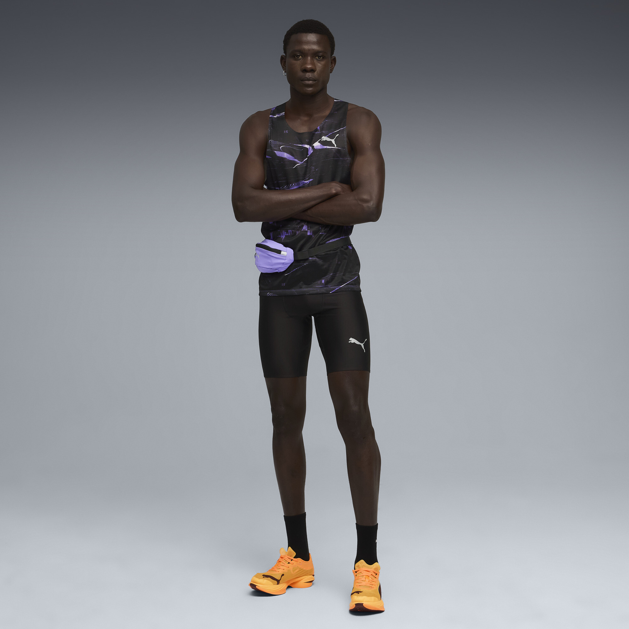 PUMA RACEDAY ULTRAFORM korte legging voor Heren, Zwart, Maat XL thumbnail 2