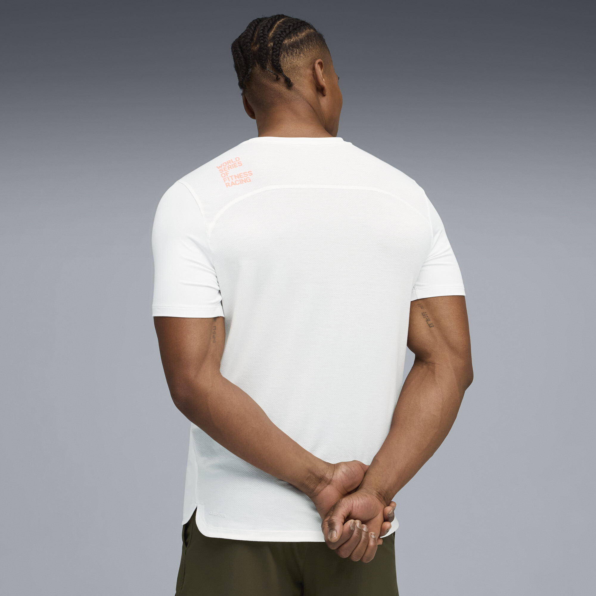 PUMA x HYROX CLOUDSPUN ThermoAdapt T-shirt voor Heren, Wit, Maat XXL thumbnail 5