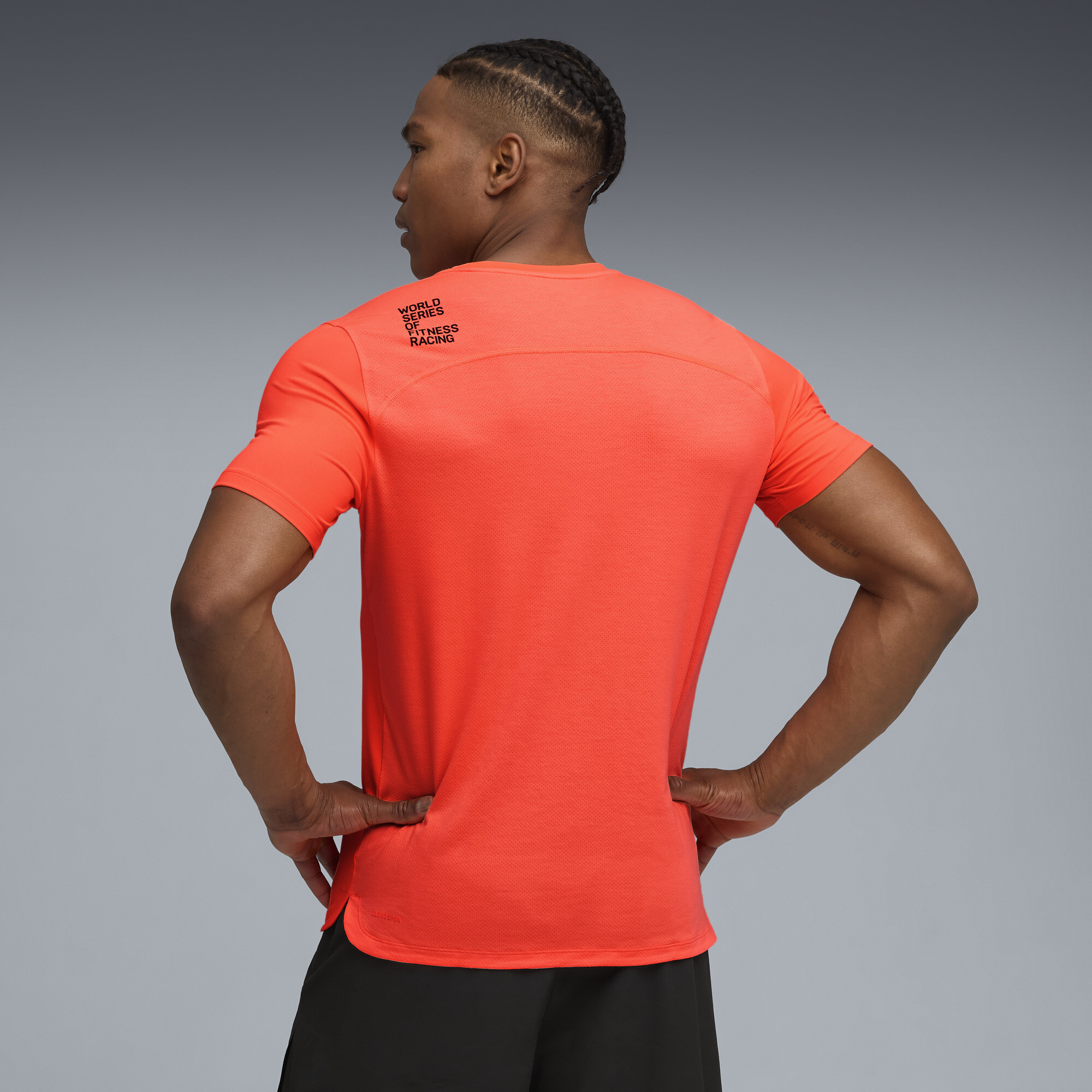 PUMA x HYROX CLOUDSPUN ThermoAdapt T-shirt voor Heren, Rood, Maat M thumbnail 6