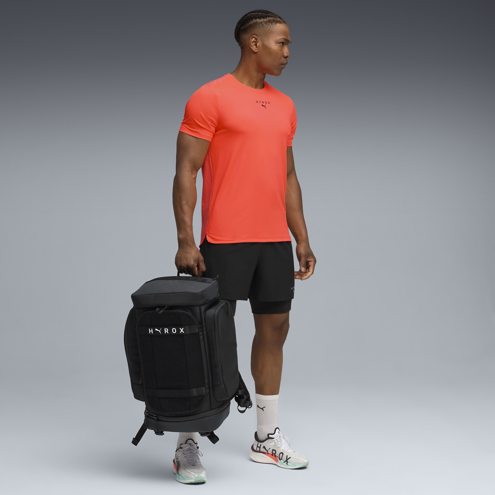 PUMA x HYROX CLOUDSPUN ThermoAdapt T-shirt voor Heren, Rood, Maat M thumbnail 5