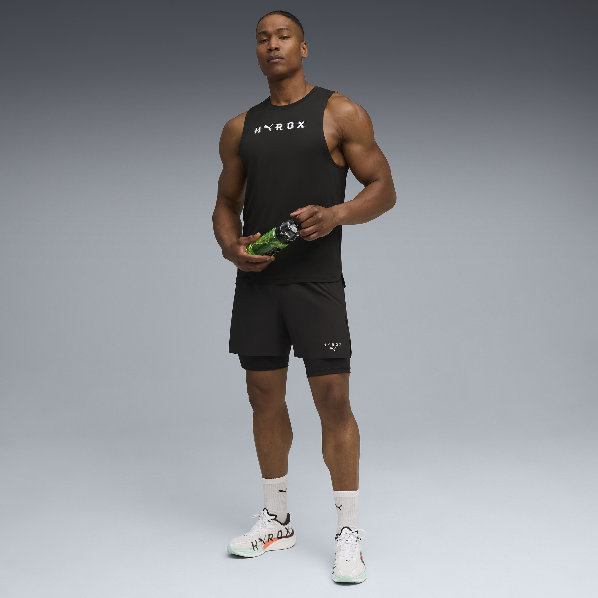 PUMA x HYROX CLOUDSPUN ThermoAdapt tanktop voor Heren, Zwart, Maat 4XL thumbnail 4