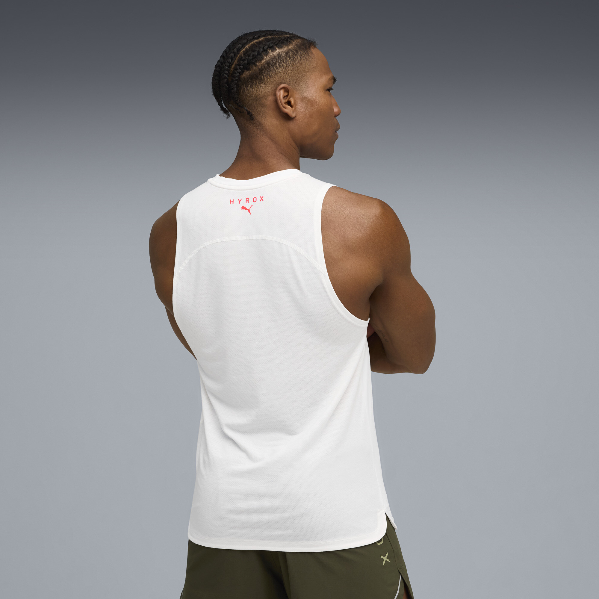 PUMA x HYROX CLOUDSPUN ThermoAdapt tanktop voor Heren, Wit, Maat L thumbnail 5
