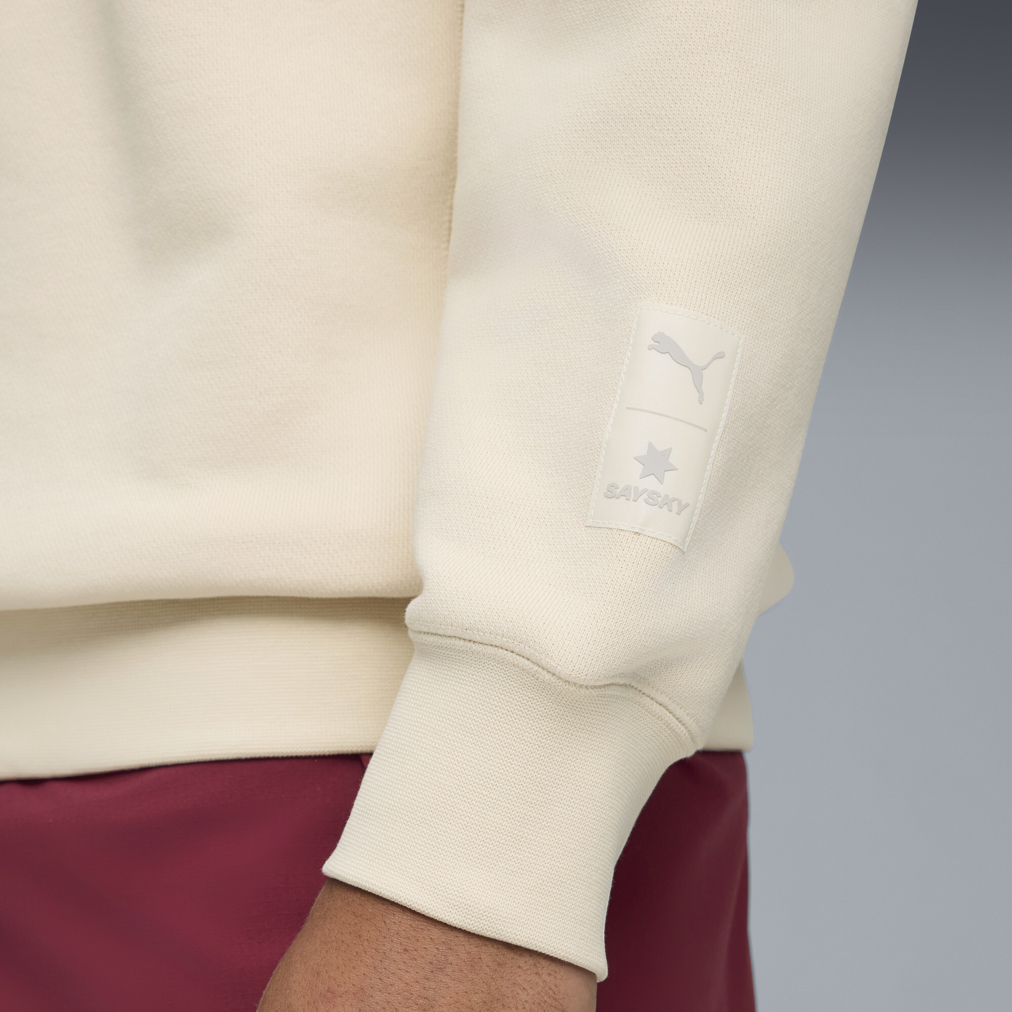 PUMA x SAYSKY uniseks trui met ronde hals, Maat S thumbnail 3