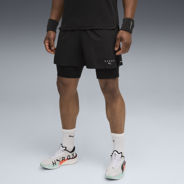 Shorts “2 en 1” PUMA x HYROX para hombre, PUMA Black, large-ARG