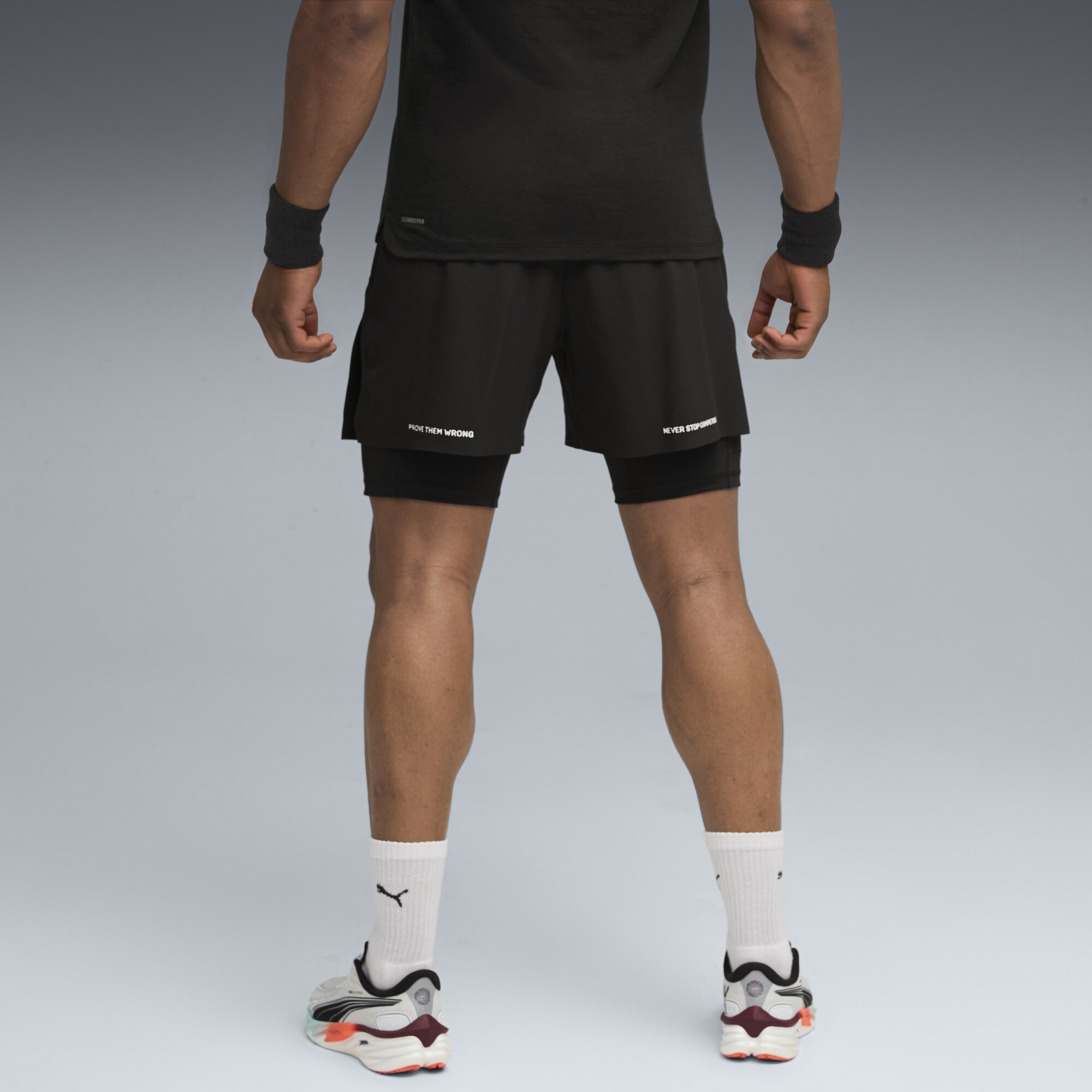 PUMA x HYROX 2-in-1-trainingsshort voor Heren, Zwart, Maat L thumbnail 3