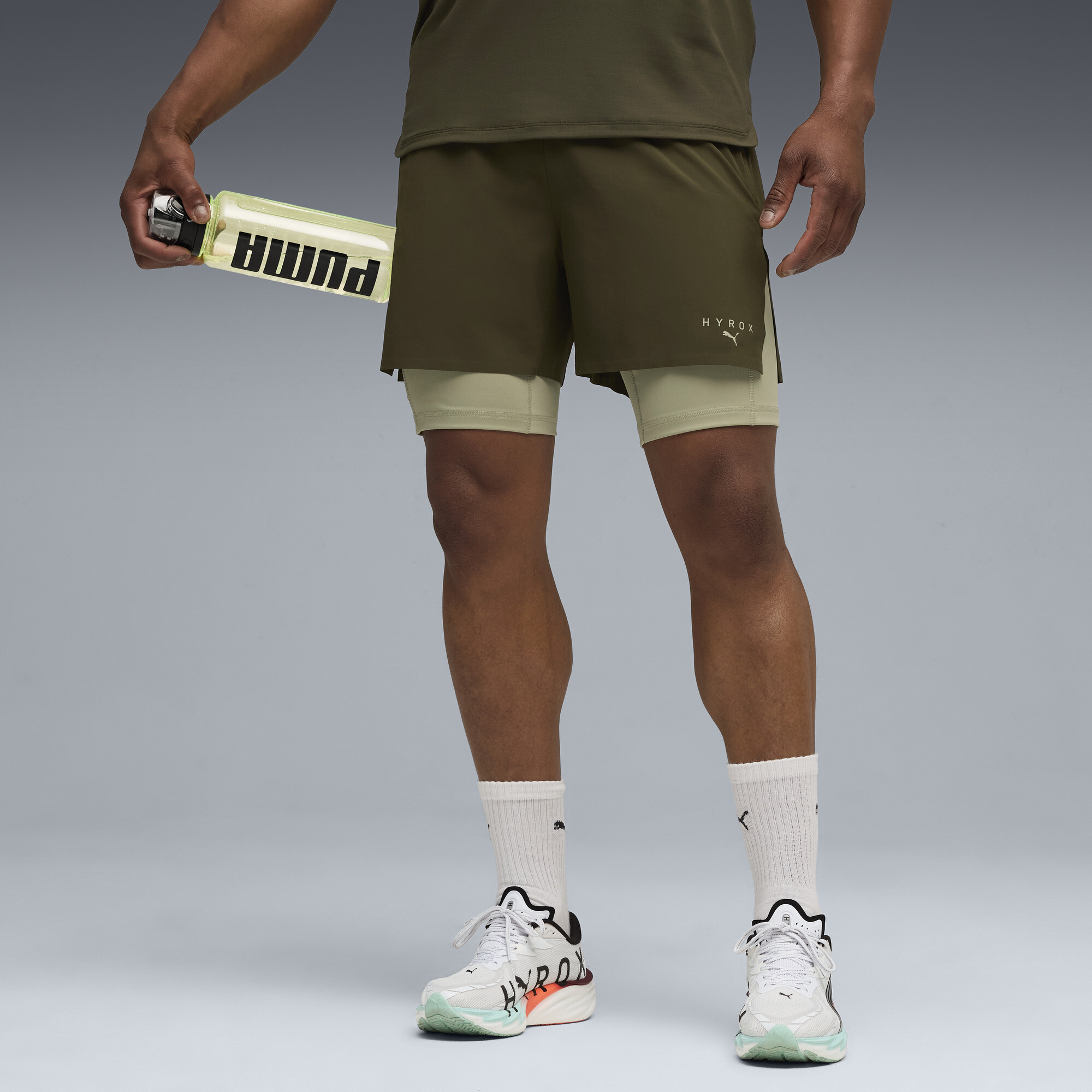PUMA x HYROX 2-in-1-trainingsshort voor Heren, Maat L thumbnail 6