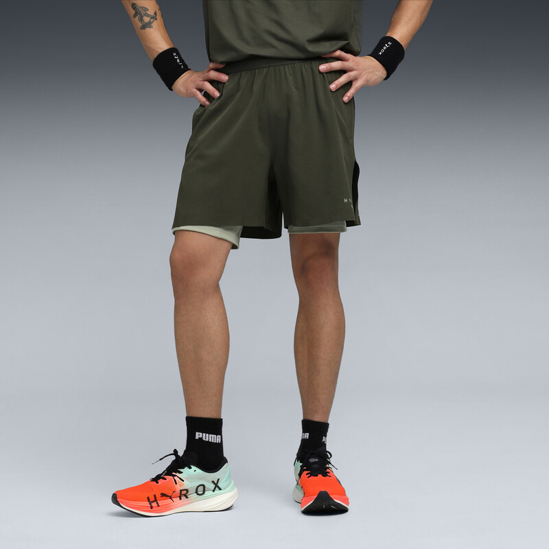 

Men's PUMA X HYROX Men 2-In-1 Performance Woven Shorts