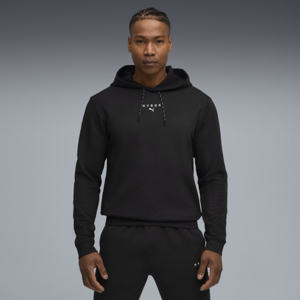 PUMA x HYROX CLOUDSPUN Hoodie Men, PUMA Black, large-ZAF