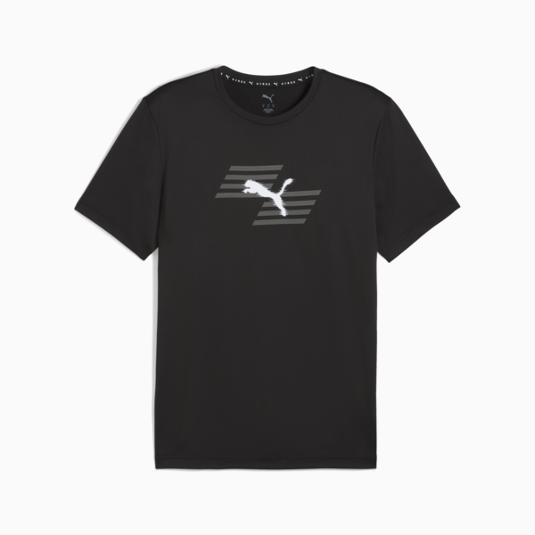 PUMA x HYROX Graphic Tee Men, PUMA Black, large-ZAF