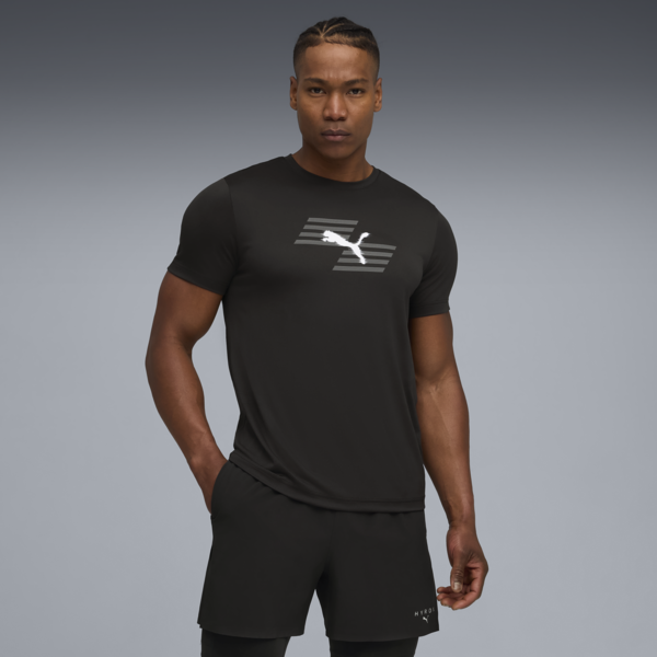 PUMA x HYROX Graphic Tee Men, PUMA Black, large-ZAF