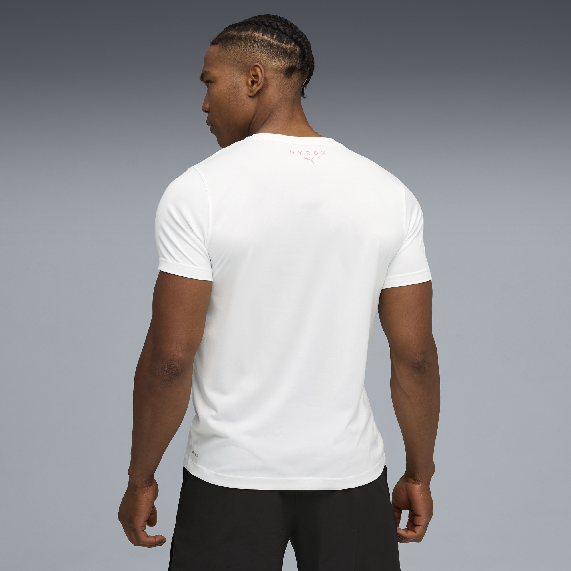 PUMA x HYROX T-shirt met print voor Heren, Wit, Maat 4XL thumbnail 5