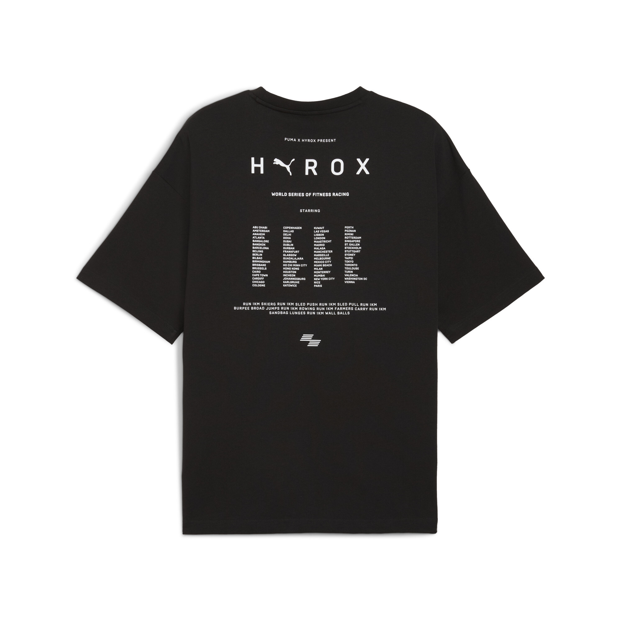 PUMA x HYROX Lifestyle T-shirt voor Heren, Zwart, Maat XS thumbnail 2