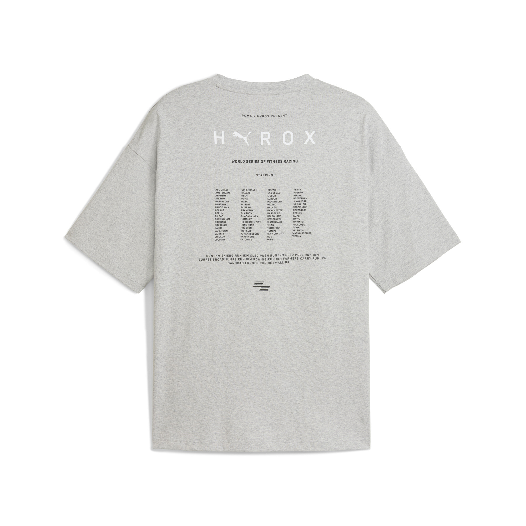 PUMA x HYROX Lifestyle T-shirt voor Heren, Grijs, Maat XS thumbnail 2