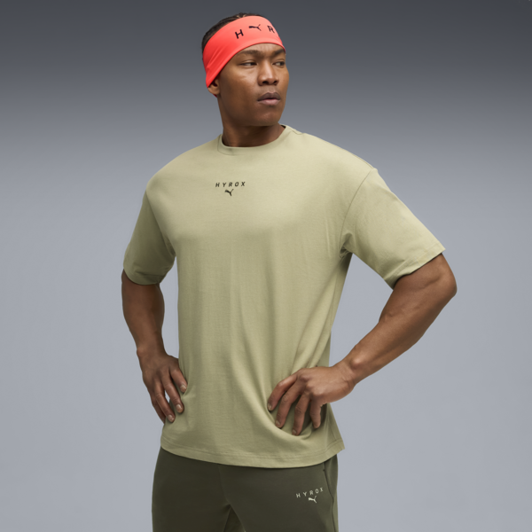 Remera PUMA x HYROX Lifestyle para hombre, Lux Army, large-ARG
