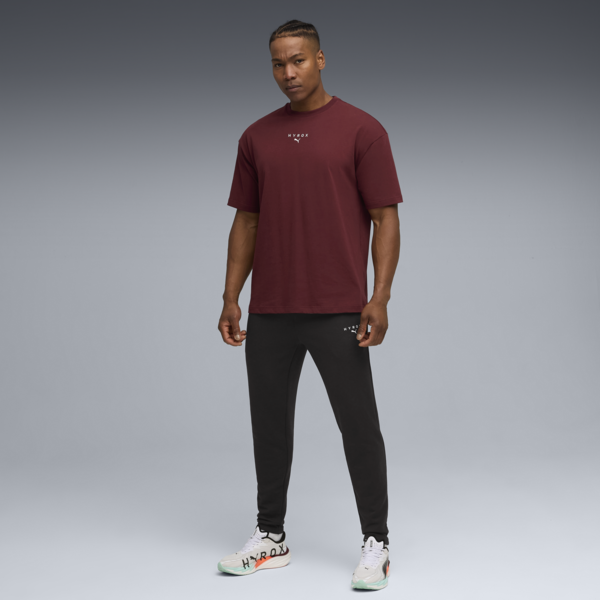 PUMA x HYROX Lifestyle Tee Men, Ruby Shimmer, large-ZAF